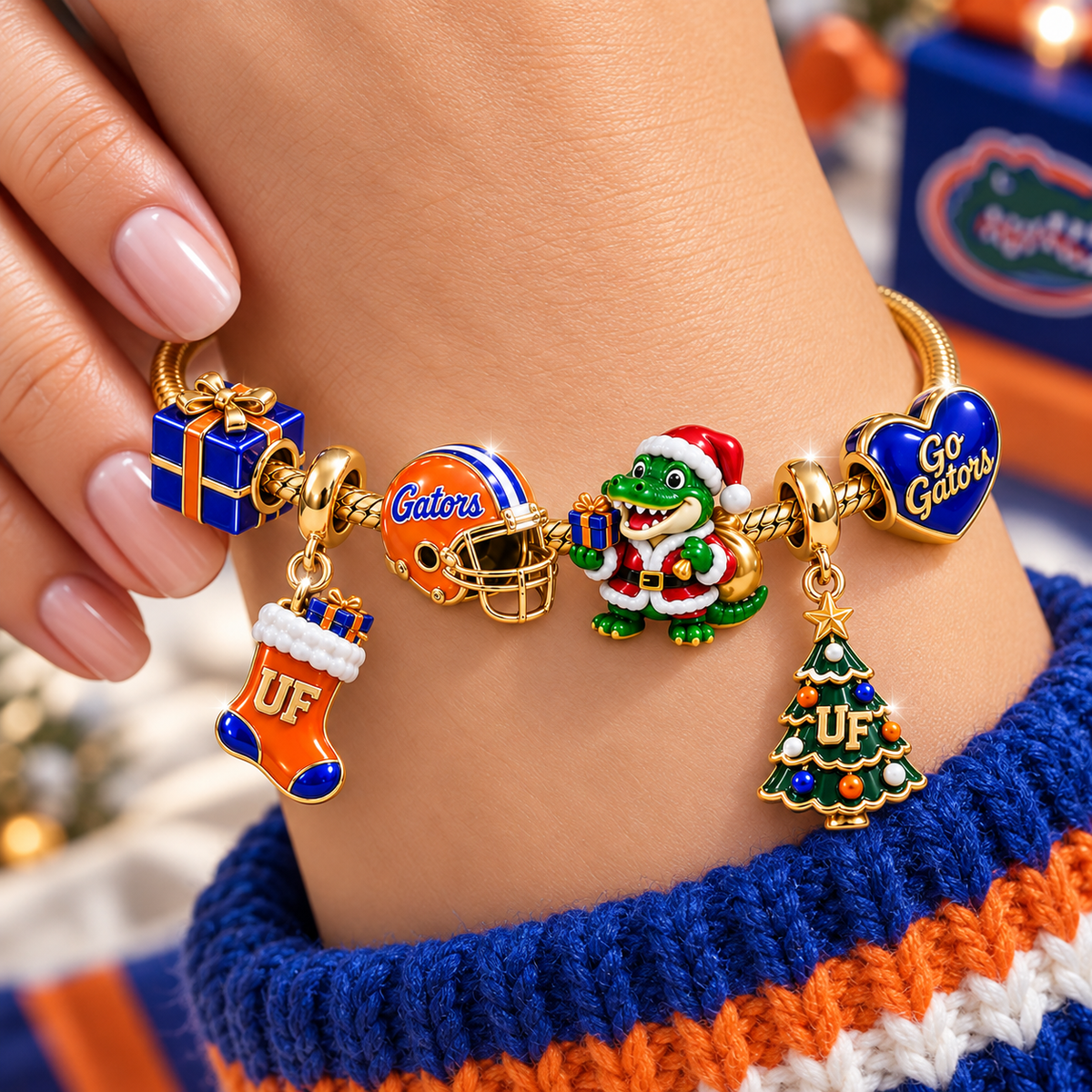 FGT Gold Charm Bracelet Set TTTT
