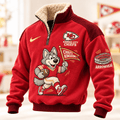 KCC PREMIUM COZY SHERPA COLLAR PULLOVER HQH