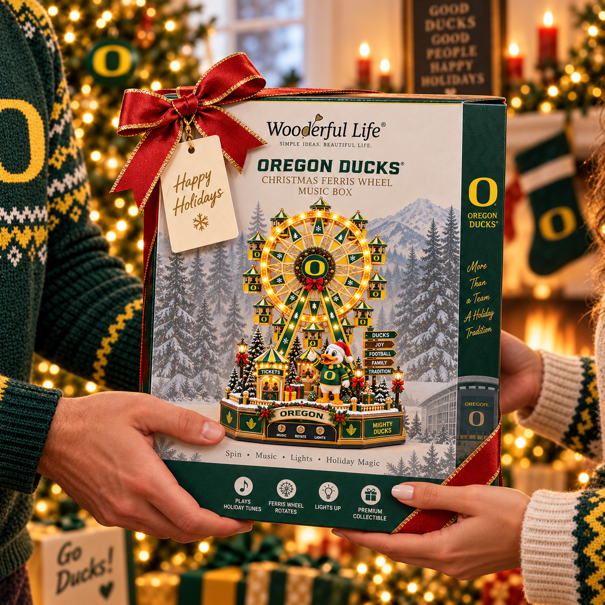ORD Premium Christmas Carousel Music Box BMD