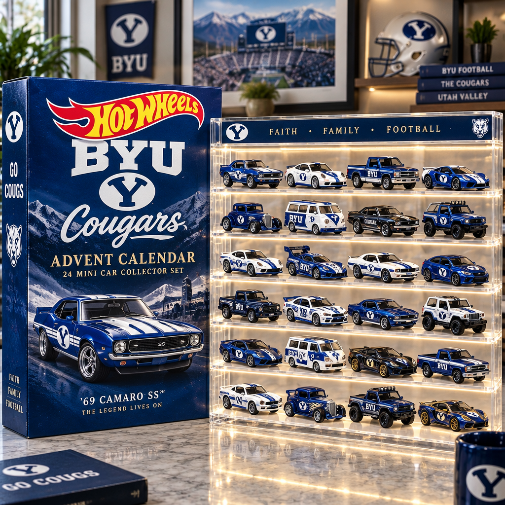 BYU Cougars Premium Mini Car Advent Calendar